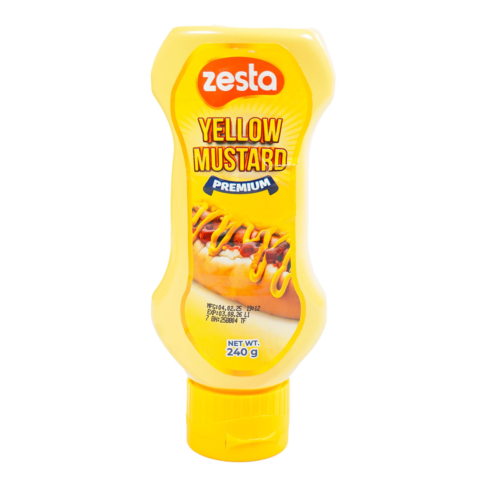 Zesta Yellow Mustard 240gms Zesta Yellow Mustard 240gms